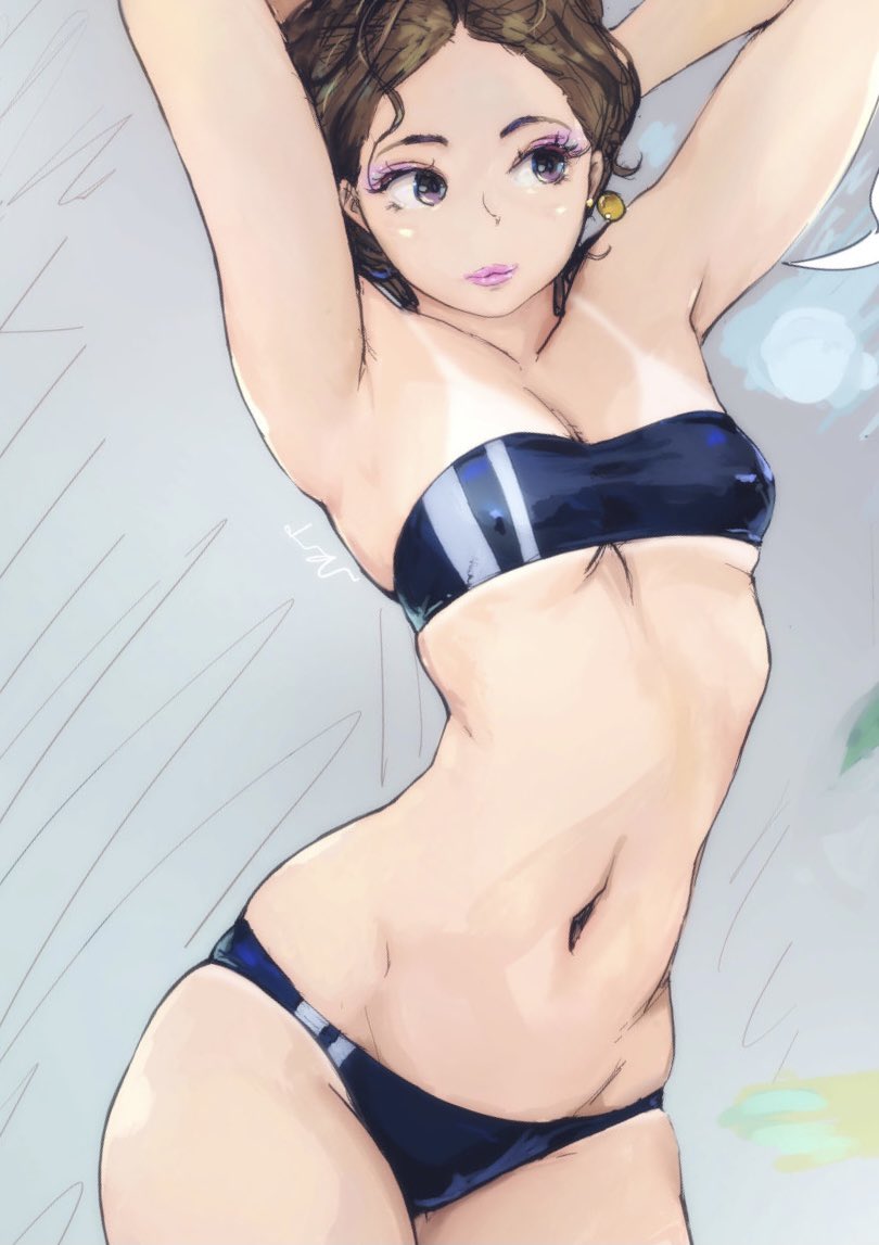 #いい太ももの日 
当家のイラストのおよそ98%に良い太もも成分が含まれています。 