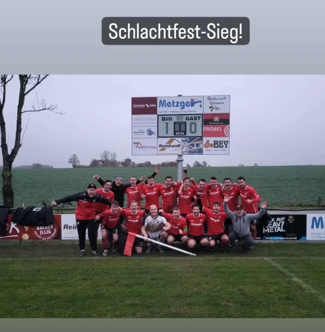 #billiboys #Schlachtfest #Heimspiel #Sieg #Fußball