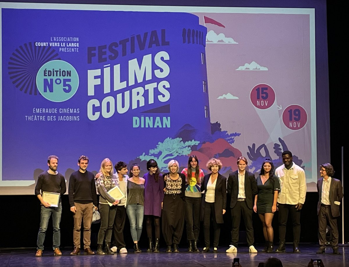 Cérémonie de clôture de la 5ème édition du Festival des films courts de <a href="/villededinan/">Ville de Dinan</a>.
30 films en compétition, des rendez-vous de #cinema, un hommage à Jean Rochefort, 1.800 spectateurs,..
Un grand bravo à @pgautierfr et à son équipe de bénévoles pour ce beau #festival.