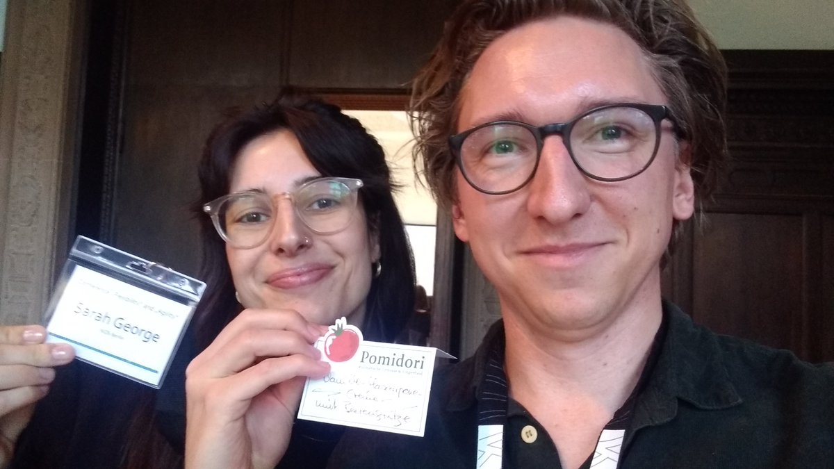 Had the pleasure to give a talk together with <a href="/GSarahge/">Sarah G</a> about our mixed-method paper dealing with time-spatial effects &amp; strategies of working from home💻(work in progress). We were at <a href="/TUDarmstadt/">TU Darmstadt</a> conference "Flexibilty &amp; Agility". Got lots of interdis. comments &amp; connections!🎉