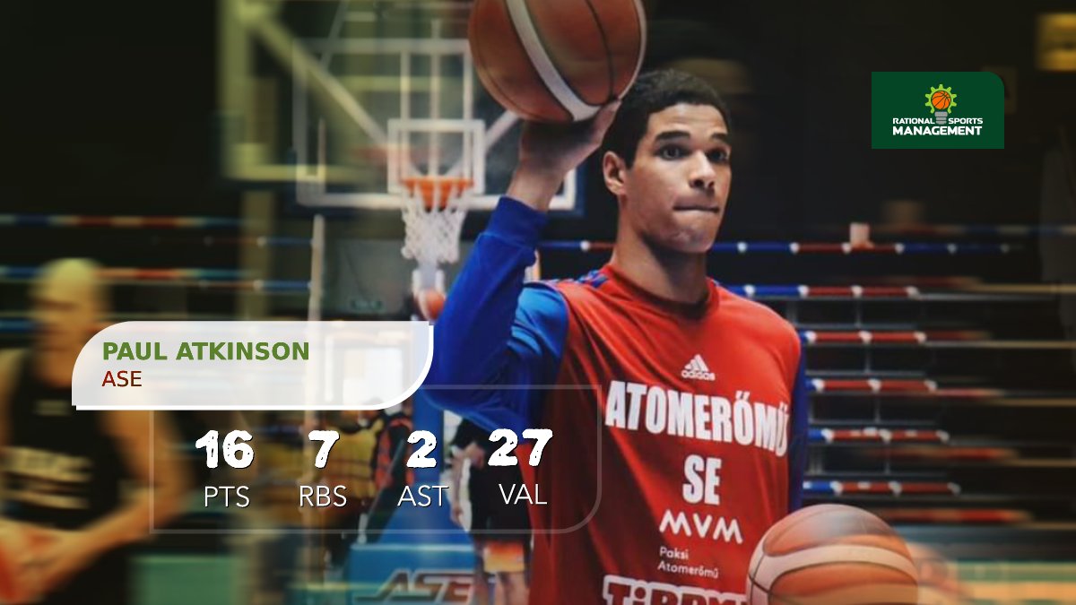 Rational Sports Management (@rtnlsprtsmn) on Twitter photo Paul Atkinson (<a href="/paulwall561/">Paul Atkinson Jr</a>) had a great performance against one of Hungary's top team, Szolnok. The big man finished the game with 16 points, 7 rebounds, 2 steals and 27 VAL points.
#EdgeSportsInternational <a href="/Edge_Sports/">Edge Sports Intl.</a> Paul Atkinson (<a href="/paulwall561/">Paul Atkinson Jr</a>) had a great performance against one of Hungary's top team, Szolnok. The big man finished the game with 16 points, 7 rebounds, 2 steals and 27 VAL points.
#EdgeSportsInternational <a href="/Edge_Sports/">Edge Sports Intl.</a>