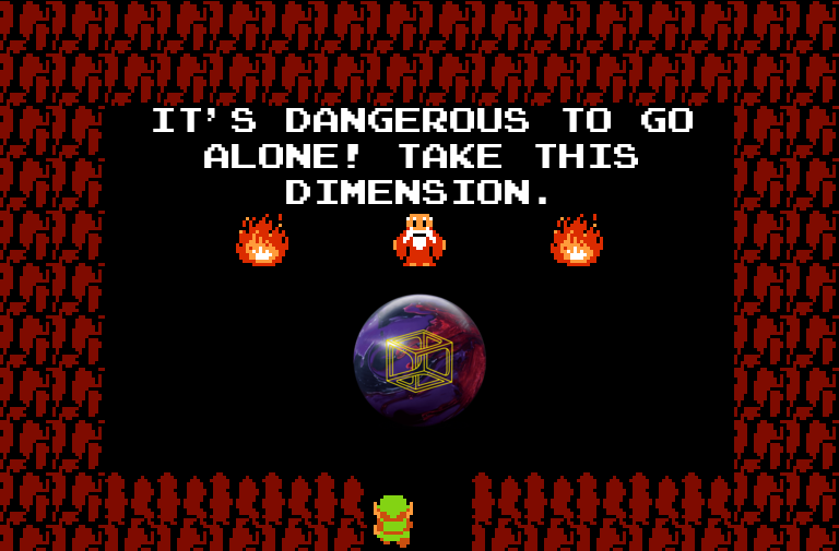 BotDangerous's tweet image. It's dangerous to go alone! Take this dimension.