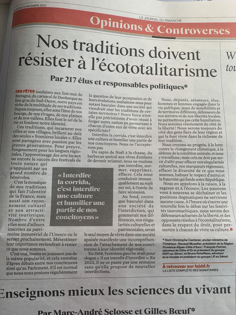 Juste du bon sens à lire et à protéger !