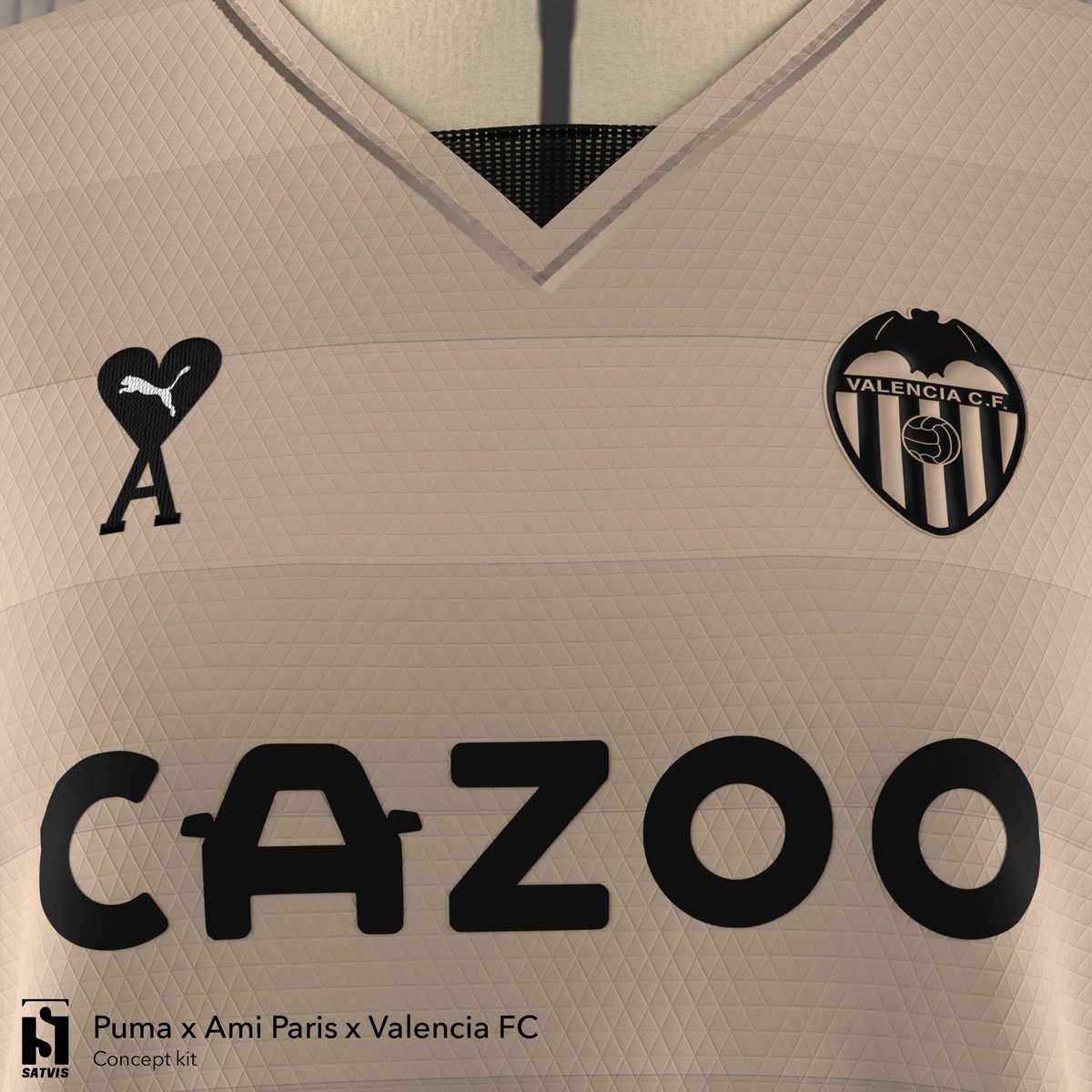 satvis_graphics's tweet photo. Concept kit : Valencia FC x Ami Paris x Puma
⚜️ Third kit ⚜️
@ValenceCF_FR 

#puma #satvis #graphisme #valencia #football #Espagne https://t.co/vt799S9pHs