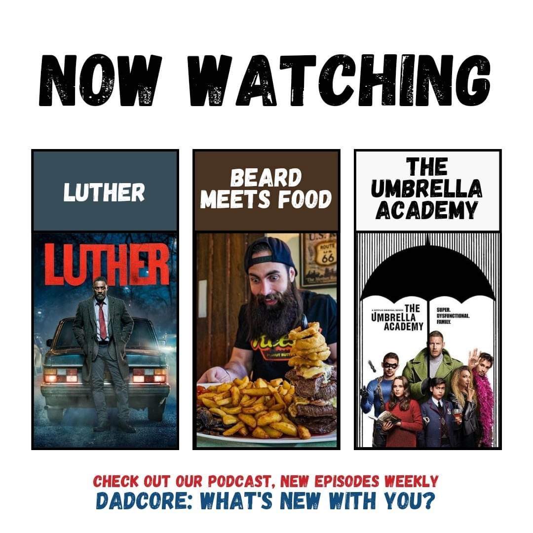 DadCoreOfficial's tweet image. What are we currently watching 👀📺 have you seen any of these? What are you watching right now?