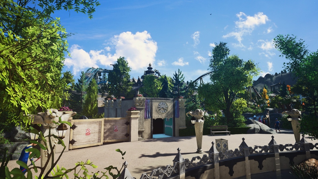 Last but not least, the first aid has been installed.⁠
⁠
Have you seen the last episode of #Mythica? ⁠
youtu.be/qSpGVKQ9t80⁠
⁠
#Planetcoaster #Themeparkbuilding