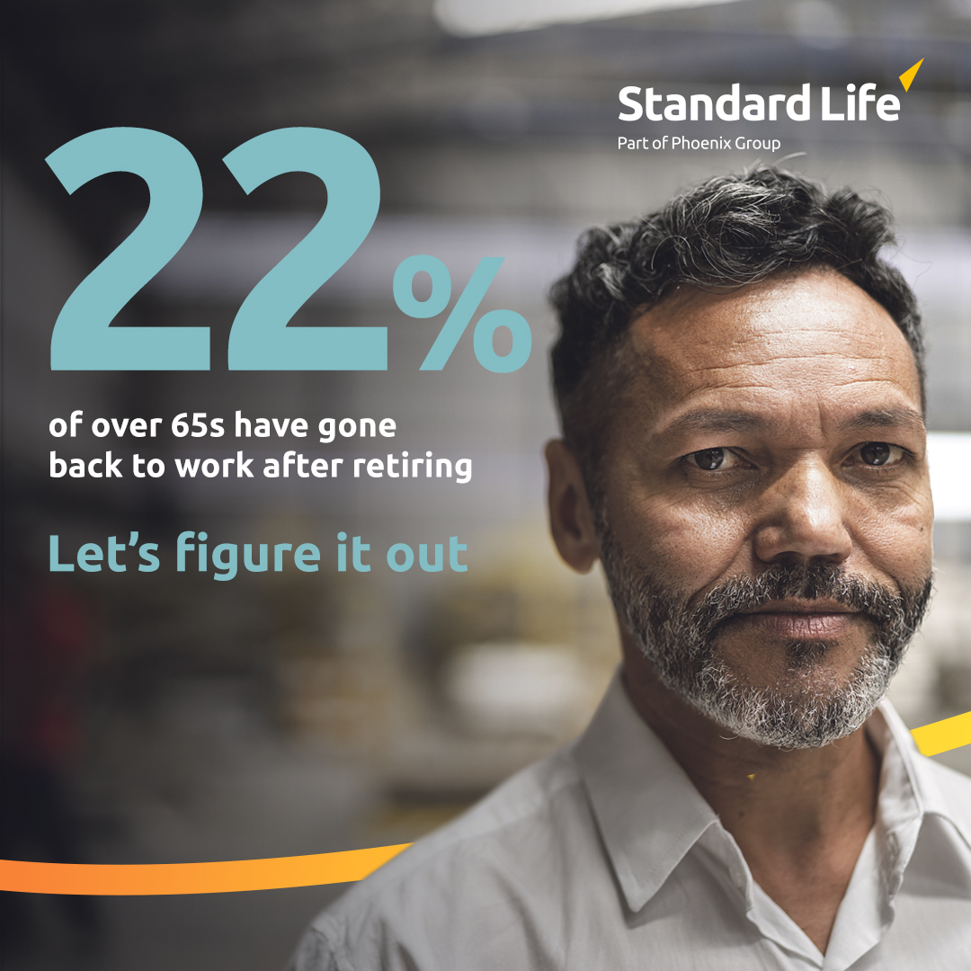 sl_adviser's tweet photo. 22% of those over 65 have returned to work after retirement.
We've developed a range of tools on our website to provide support and guidance for your clients in their retirement planning: https://t.co/gHbvdEyg7B
#LetsFigureItOut https://t.co/G5Kmhm8zdr