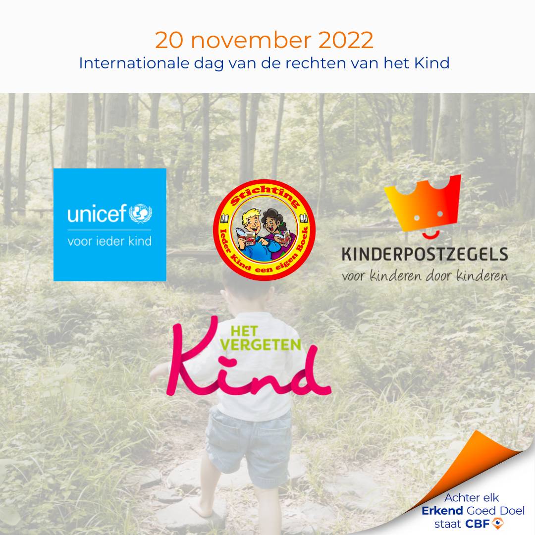 CBF_NL's tweet photo. Vandaag is het de Internationale dag van de rechten van het Kind. Wij zetten de Erkende Goede Doelen @UNICEFnl, Ieder Kind een Eigen Boek, @kinderpost en @HetVergetenKind in het licht. Allemaal dragen zij hun steentje bij aan kinderrechten. π§‘ #rechtenvanhetkind #dedagvan https://t.co/88XJgF9uAy