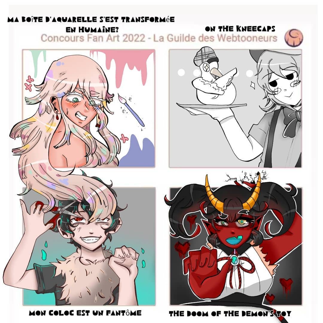 webtooneur's tweet photo. 🏅 Bubble est la 3ème gagnante du tirage au sort du #ConcoursFanArt Webtoon.
🎁 Le prix ? Une commission d'un des membres du Staff de son choix et c'est @aesty_nee qui a eu le droit d'illustrer un de ses OC : Blake.
#Webtooneur #Canvas #Webcomic #FR #BD #Lecture #Artiste https://t.co/Vi9MJi5Gjg