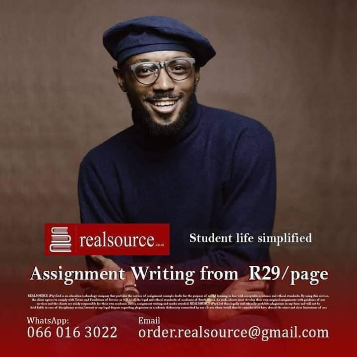 realsource_'s tweet photo. Assignment writing from R29/page.
All faculties and any deadline.
WhatsApp Order: 066 016 3022
order.realsource@gmail.com
Terms and Conditions of Fair Use apply. REALSOURCE (Pty) Ltd.
#StudentLifeSimplified
#thewayngingakhona #doggy Nigerian Zuma Pitori https://t.co/fNKiGLGpka
