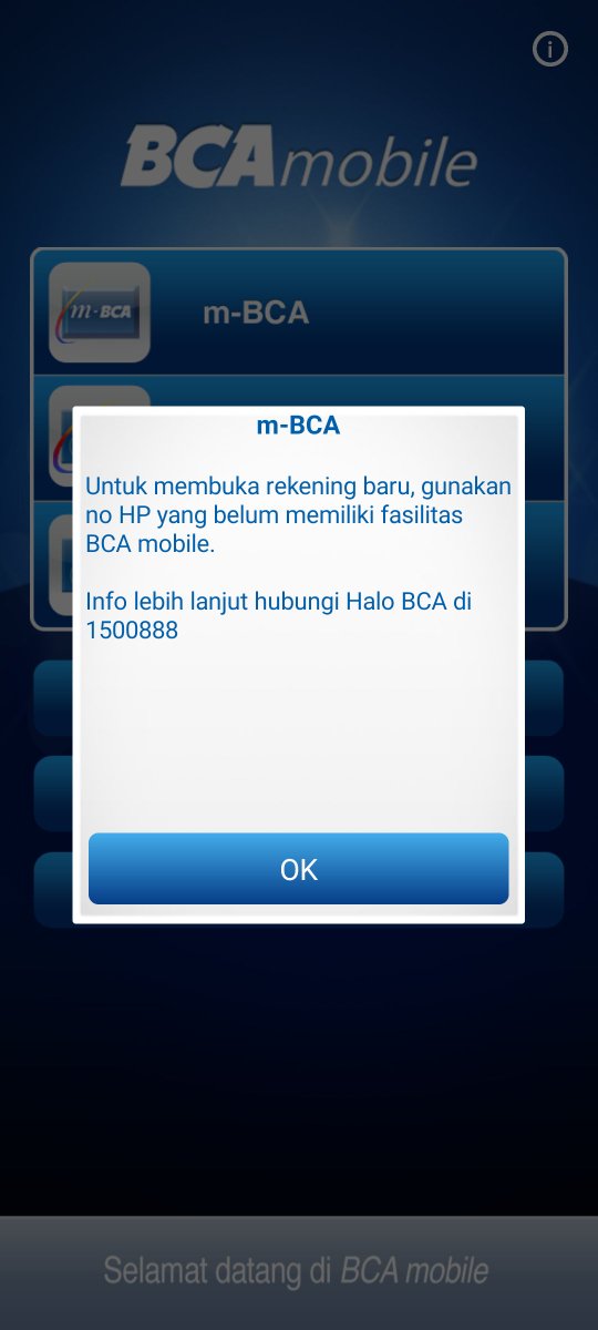 feciku's tweet photo. @HaloBCA permisi kak. Cara bikin tahapan xpresi gimana ya? Saya sudah punya BLUE tapi mau ganti ke xpresi kan gabisa ya harus bikin baru. Tapi ada notif begini. https://t.co/gLRVed4rRj
