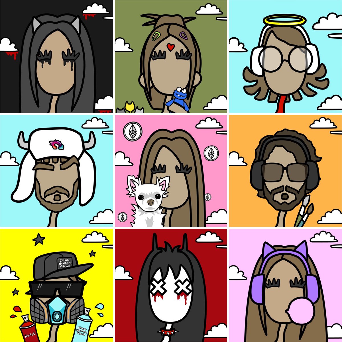 Hey what’s up✌🏽 I should let you to know. You can ORDER YOUR UNIQUE #CNF NFT now for 0.05 #ETH🔥
☁️ to have own Cloudy pfp
☁️ to join crazy community
☁️ to wear it in your Cloudy mood
DM me to be in this collection too👇🏽

opensea.io/collection/clo…

Btw follow <a href="/cloudynowhere/">☁️ Cloudy Nowhere | MINT SOON</a> 🫵🏽