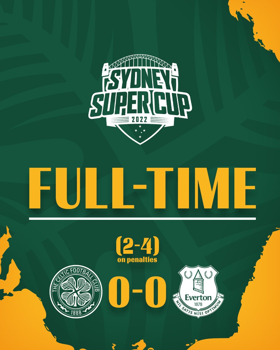 CelticFCJPN's tweet photo. 🕛フルタイム
PK戦の末にエヴァートンが勝利です
応援ありがとうございました!
#CELEVE | #SydneySuperCup | #CeltsInSydney🍀🇦🇺 https://t.co/gLoaPJkKWU