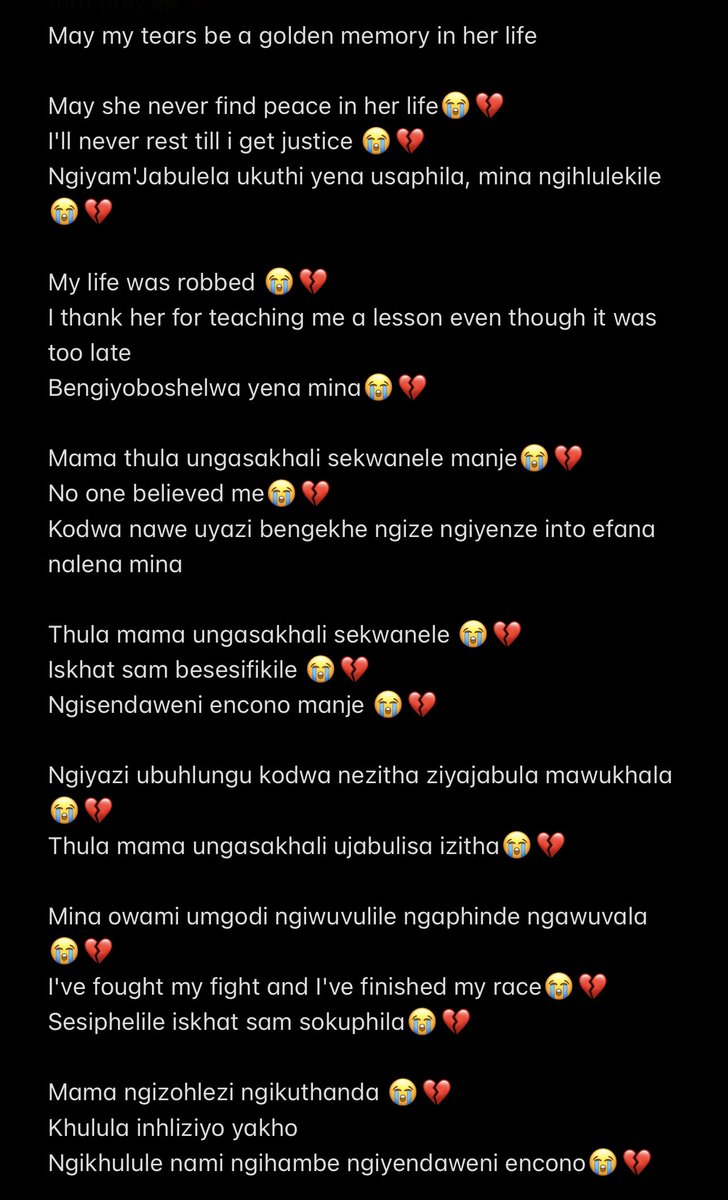 Kriel High School learner Bafana Sithole hanged himself with his tie in a Classroom after A girl accused him of Raping her. He Hanged himself then later on the girl claimed ukuthi “SHE JUST WAS KIDDING.” #JusticeForBafanaSithole