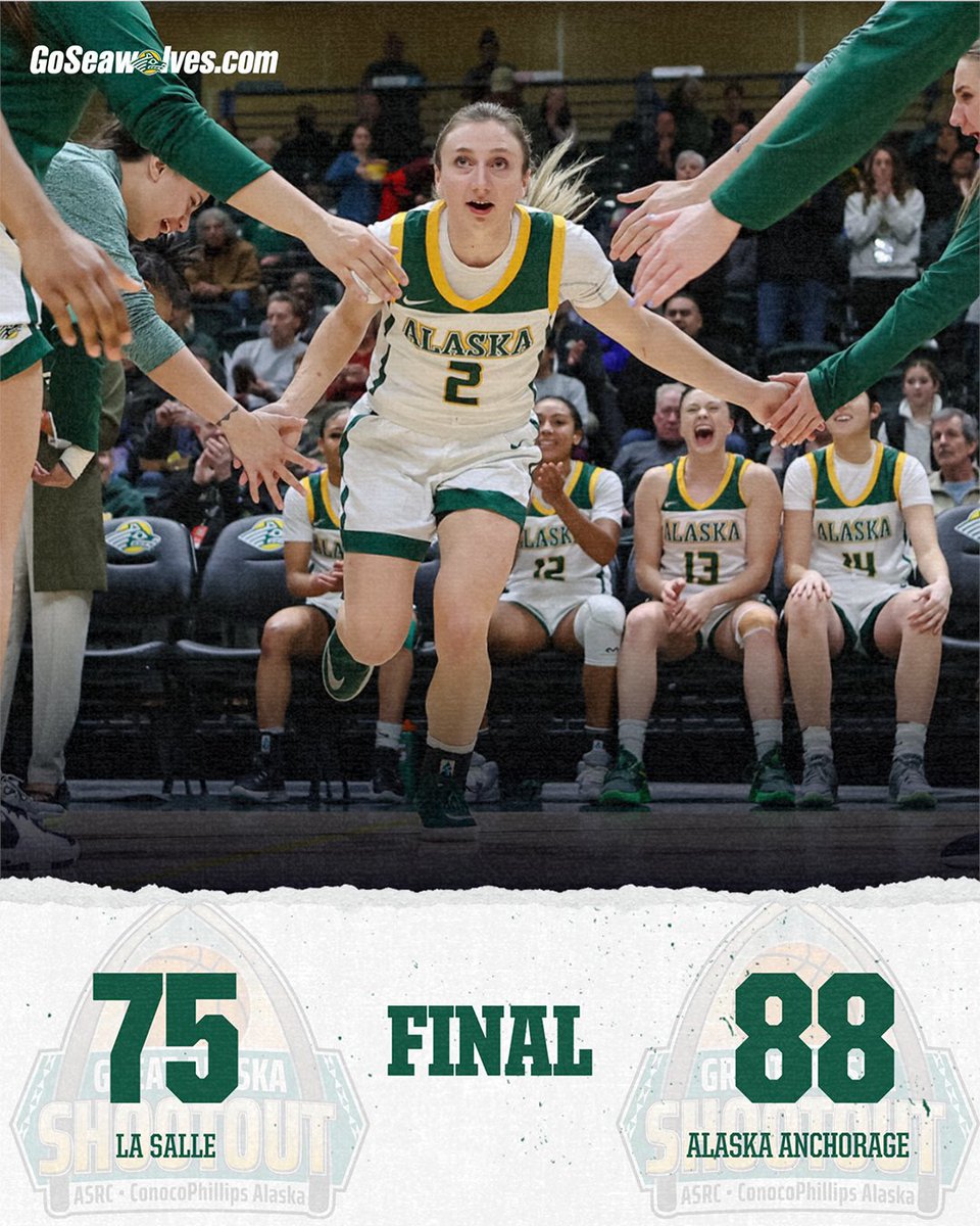 YOUR SEAWOLVES ARE THE CHAMPIONS OF THE <a href="/ASRC_AK/">ASRC</a> <a href="/COP_Alaska/">ConocoPhillips Alaska</a> GREAT ALASKA SHOOTOUT!!