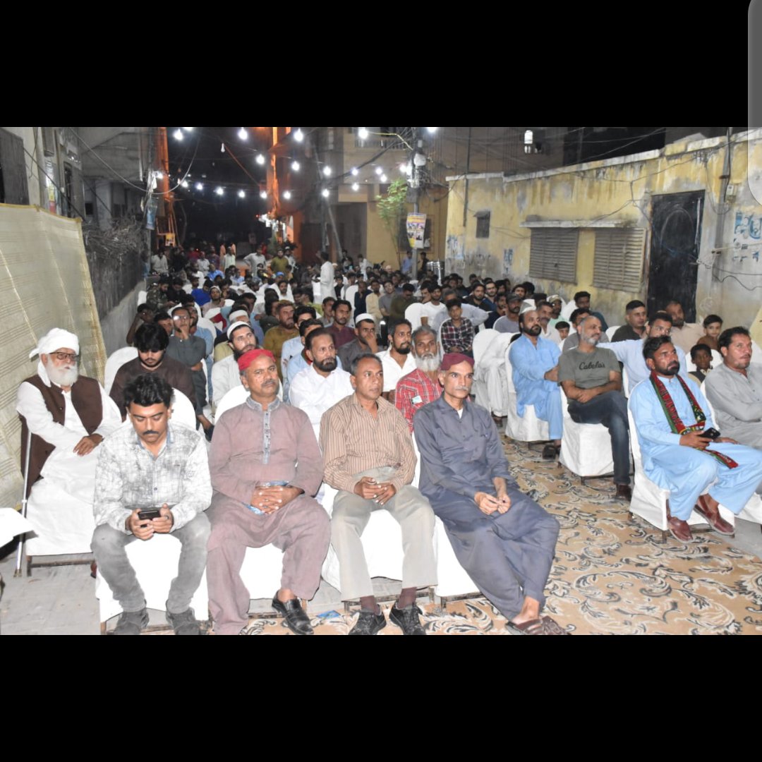 AshrafJQureshi's tweet photo. لانگ مارچ کی تیاریوں کے حوالے سے پنجاب چورنگی نیازی محلے میں تقریب
سندھ سے عوام لانگ مارچ میں بھرپور شرکت کریں گے
سندھ میں سلطنت زرداریہ کا دور اپنے اختتام پر ہے
کرائم منسٹر لندن سمیت جہاں بھی گیا ملک کی بدنامی کا باعث بنا
شریف خاندان نے زرداری کے ساتھ ملکر ملک کا حشر نشر کردیا https://t.co/E1qUTm9fIb