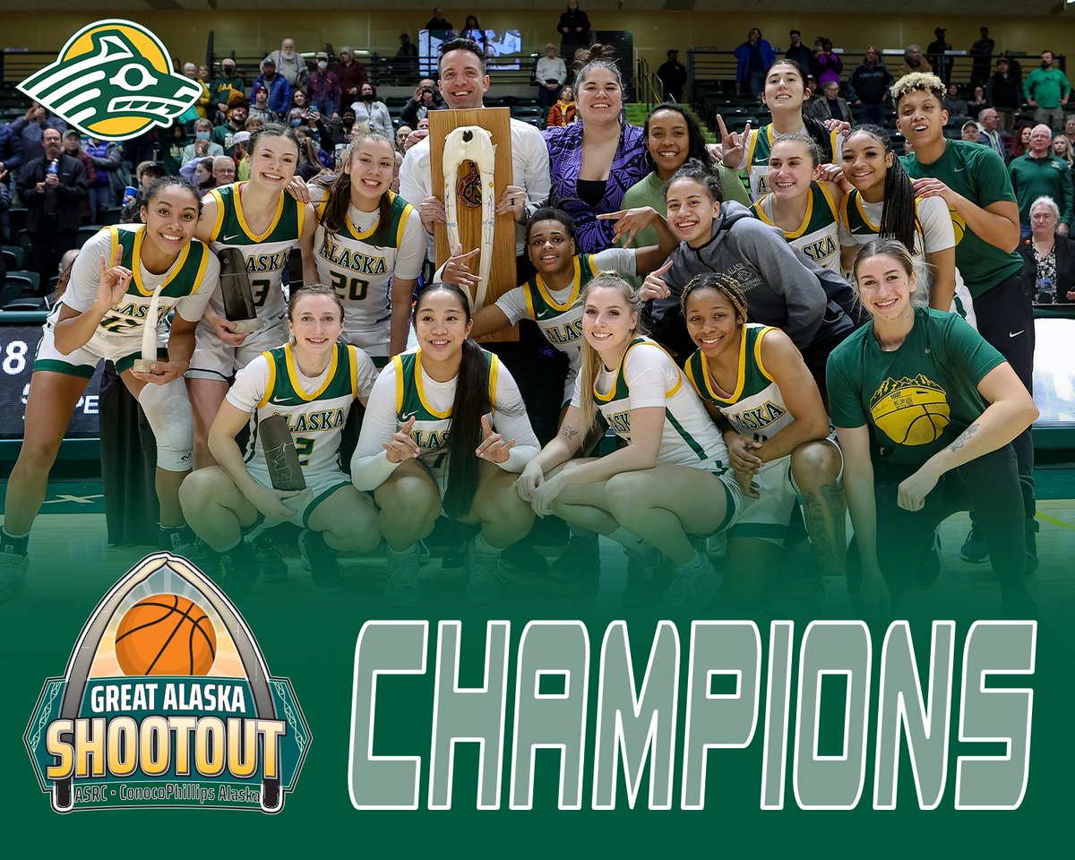 GreatAKShootout's tweet image. Congratulations to the 2022 Great Alaska Shootout Presented by @ASRC_AK and @COP_Alaska Champions Alaska Anchorage!