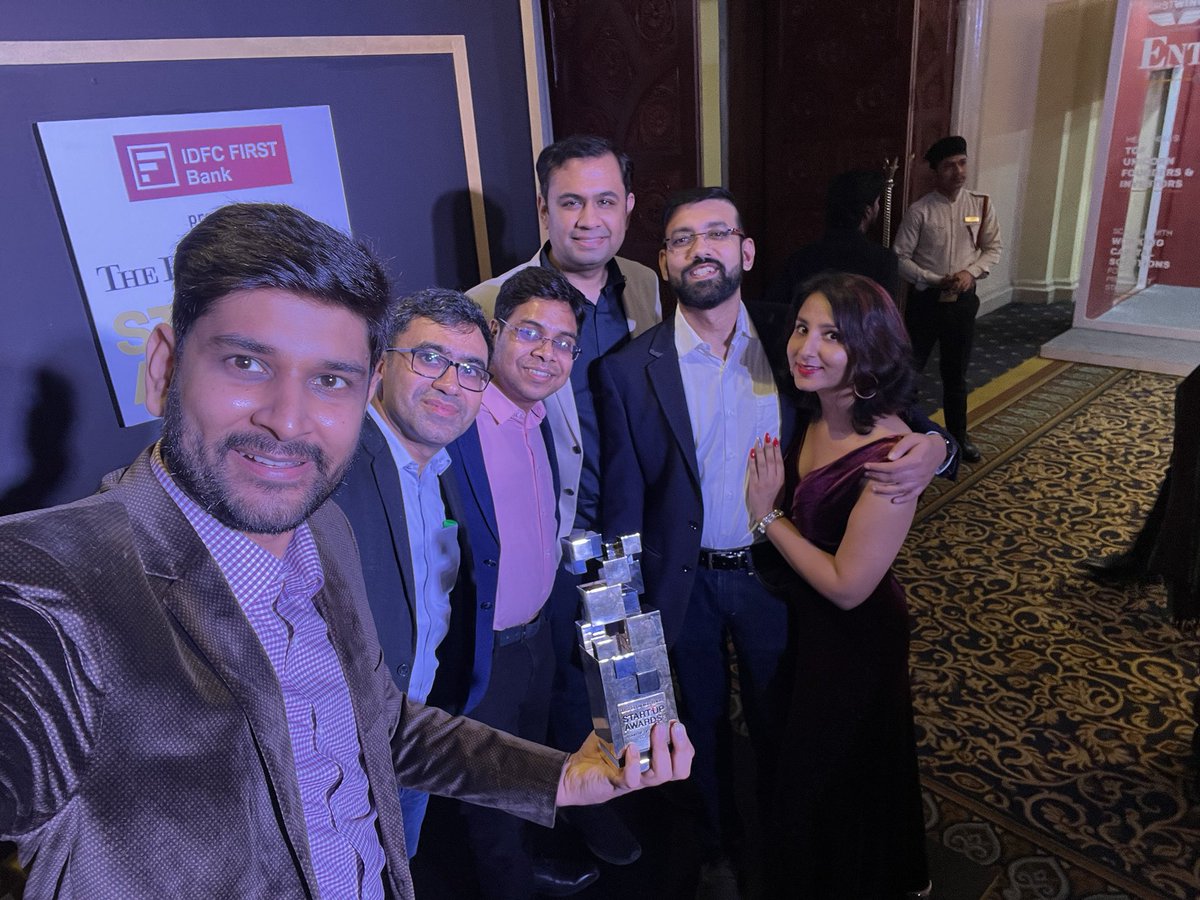 Amazing feeling! <a href="/Razorpay/">Razorpay</a> at <a href="/EconomicTimes/">Economic Times</a> Startup awards as the Startup of the year! <a href="/harshilmathur/">Harshil Mathur</a> <a href="/shashank_kr/">Shashank Kumar</a> <a href="/Bansal13Ayush/">Ayush Bansal</a> <a href="/PreetiManocha/">Preeti Manocha</a>