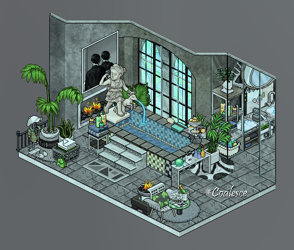 Coalesce37's tweet photo. Luxurious Bathroom 🚿🛀🫧
ft. @cheapyxony's customs
Built on @habboxfrance https://t.co/pKaw8FKUOo