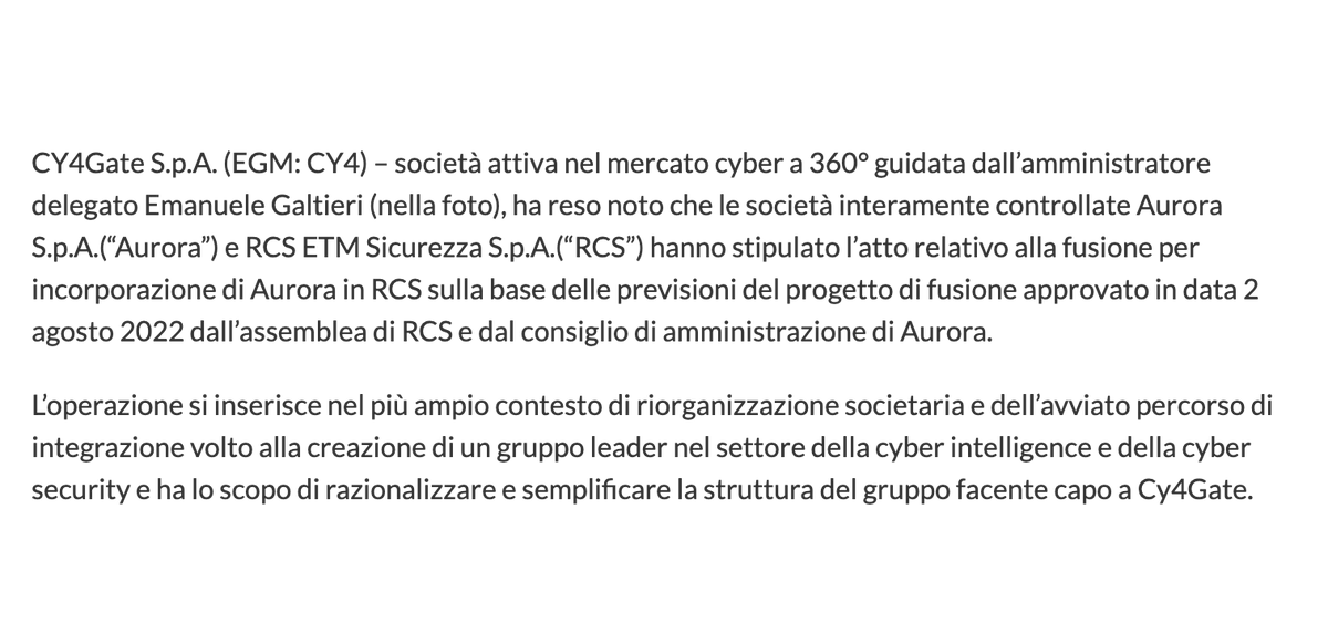 sonoclaudio's tweet photo. Le buone notizie della domenica: lo #spyware sovrano 🇮🇹 è targato completamente #CY4GATE https://t.co/fPPMN0GdRB
