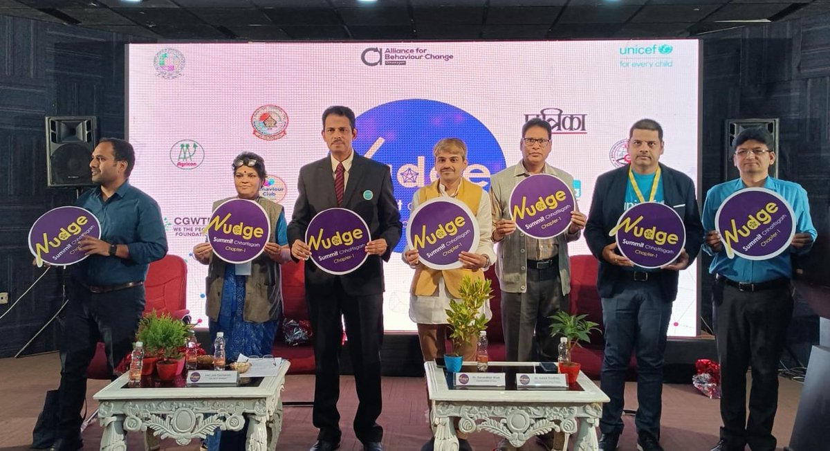 It is key to identify the right nudge to change behaviour. Only focussing on supplies is not enough. We have set up Behaviour Clubs and engaged youth to conduct social experiments to rightly nudge people to bring about desired change- <a href="/jobzachariah/">Job Zachariah</a>
#NudgeSummit22 #SBCWorks