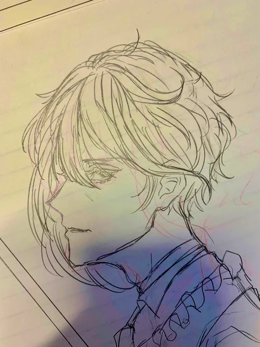 一応ベリアンのつもりで描いてるが自分の絵柄上似てない… 