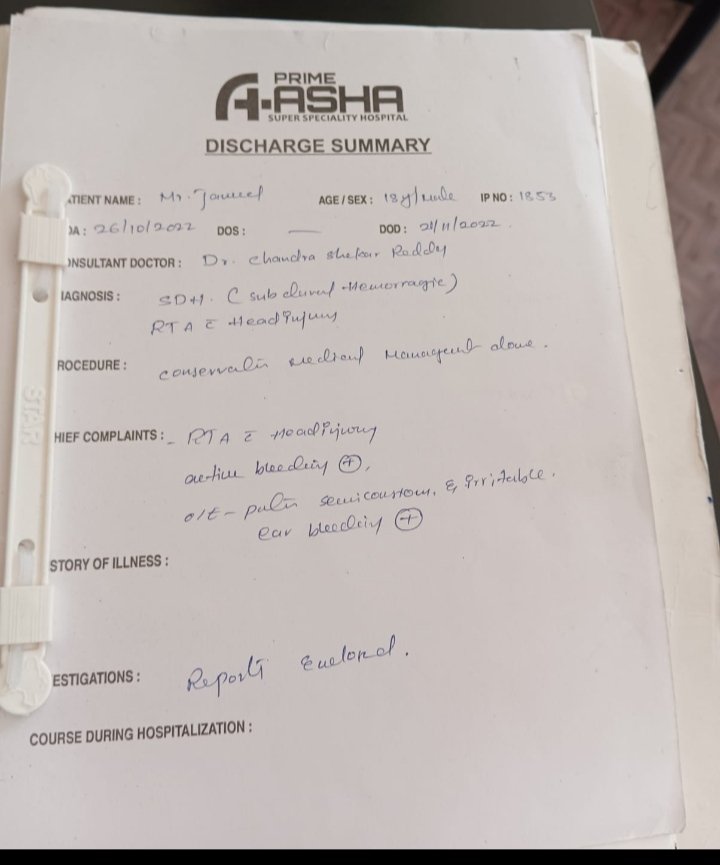 AnushaSp10's tweet photo. Patient discharged with safe sir Whole family is happy🙏He is the only earning member in his family..🙏thanks a lot sir for immediate response Thank you so much Sonu Sood Sir and whole SCF TEAM
@SonuSood 
@SoodFoundation 
@apparalaharishk 
@SonusoodBhanu https://t.co/wxbzAtnR85