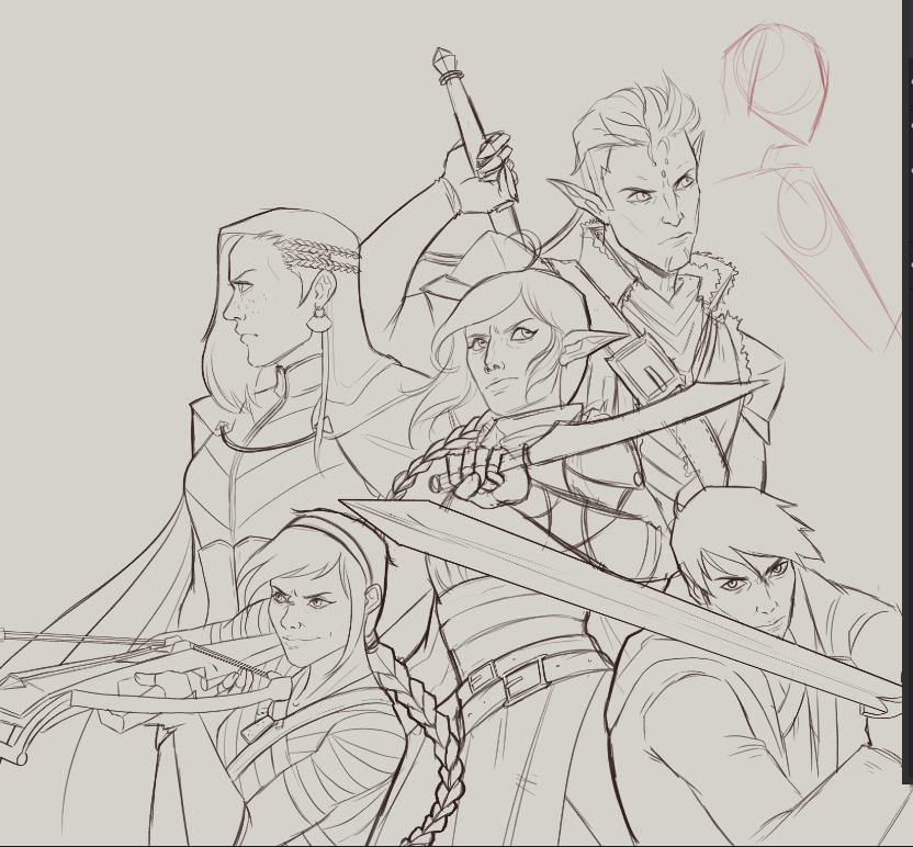 wepepe_draws's tweet photo. Whoop I'm on faiyyyaaaaaaah!! 🔥🔥🔥🔥🔥
#dragonage #francesca #fenris #tessa #marius #wepepedraws #sketch #wip https://t.co/DfM7Ro4aiu