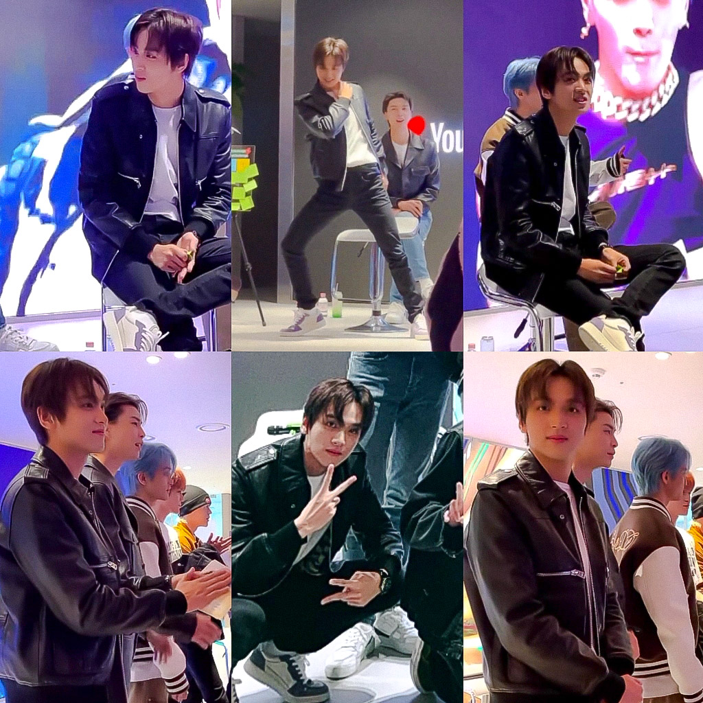 just haechan always looks so fine with his leather jacket 🖤