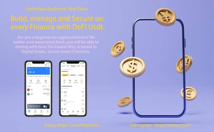 DelianFtrii's tweet photo. @SoccerCryptoP2E there is a platform where you can earn daily upto 2%-5% From USDT MINING website Interested people
➡️ start registering with imtoken, tronlink, token pocket
✅ Register for free 8 usd
✅ daily profit 20$ -100000$
✅ Profits over 20$ will be withdrawn to your wallet
➡️Inbox me📩 https://t.co/d01epn6Thq