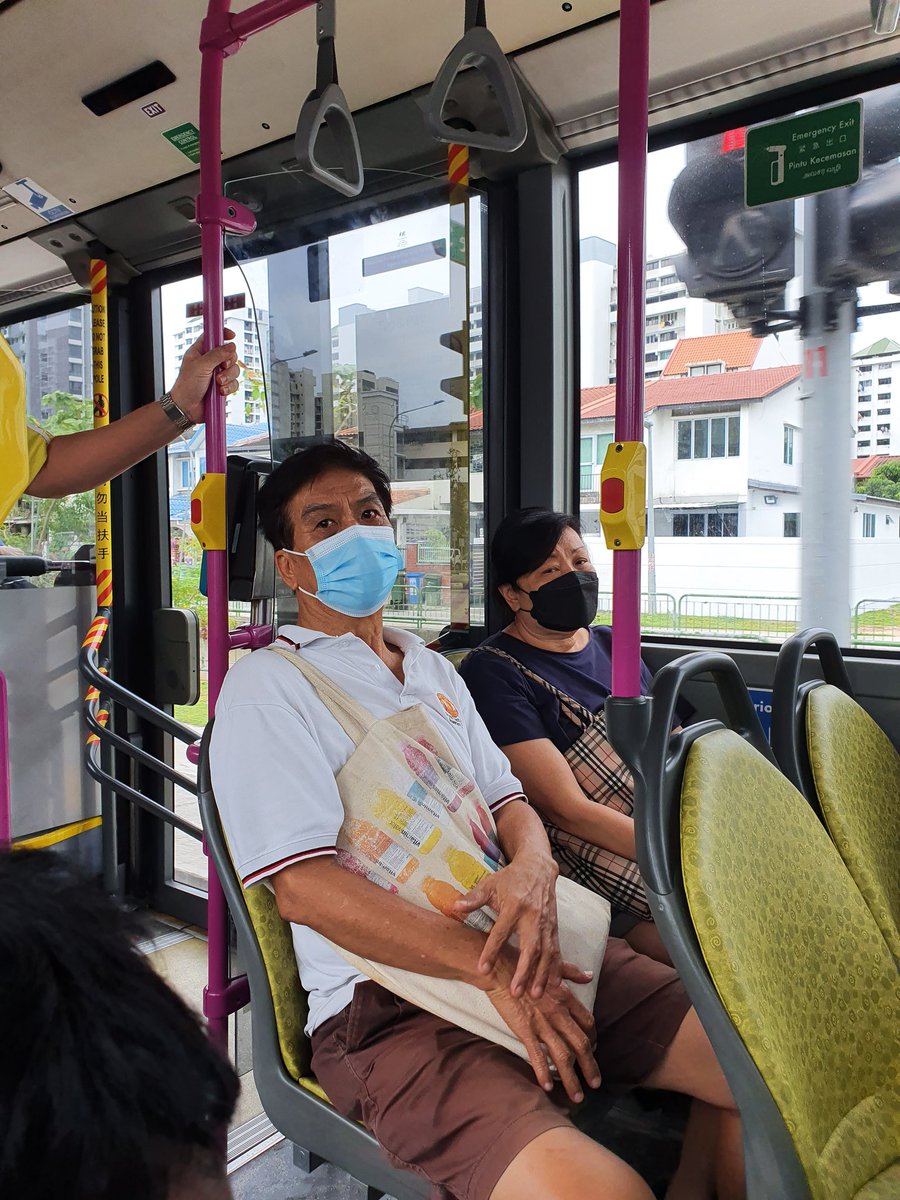 miraxpath's tweet photo. A short while ago, this man called me and Ezra, 7, fireign rubbish and dug into the racist diatribe. #SBStransit 6054G from Kovan. Ezra had taken off his mask to drink some water. The driver, an elderly chinese man, came to shout at him. Excessively angry but I forebore. https://t.co/xasMZqLB3u