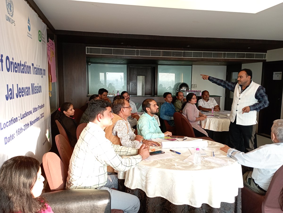 UNOPS_India's tweet photo. Workshop Day 4: Interactive sessions on #SolidLiquidWasteManagement discussing the magnitude,components,principles & technologies for management.
The day also included a crucial session on 'Convergence with different programmes', strengthening VAP & linking it with GPDP. https://t.co/0MPBjmZWFx