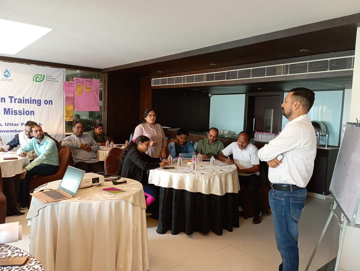 UNOPS_India's tweet photo. Workshop Day 4: Interactive sessions on #SolidLiquidWasteManagement discussing the magnitude,components,principles & technologies for management.
The day also included a crucial session on 'Convergence with different programmes', strengthening VAP & linking it with GPDP. https://t.co/0MPBjmZWFx