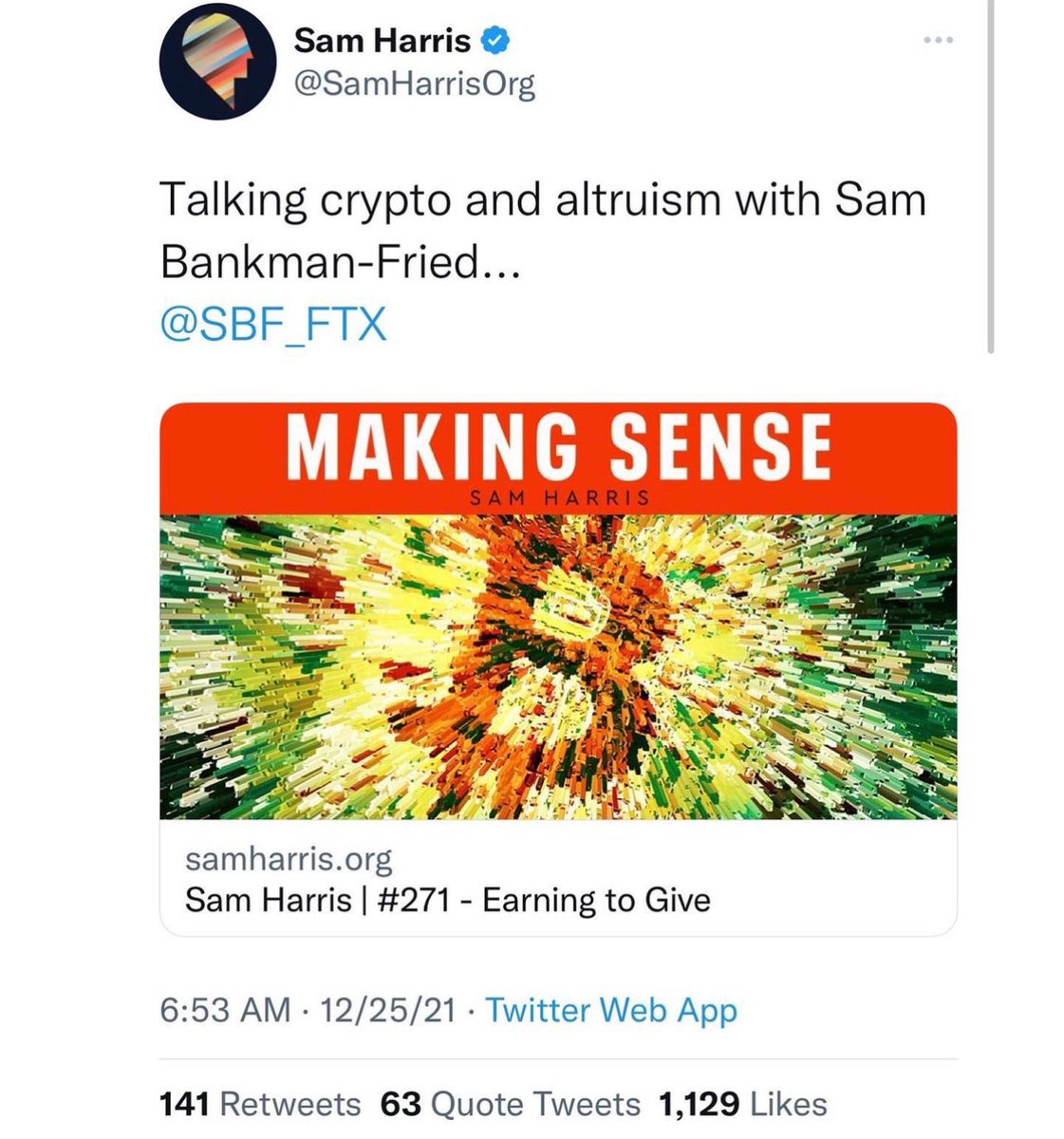 KyleYoyo's tweet photo. @SamHarrisOrg THIS YOU? https://t.co/2FUBAyxoZf
