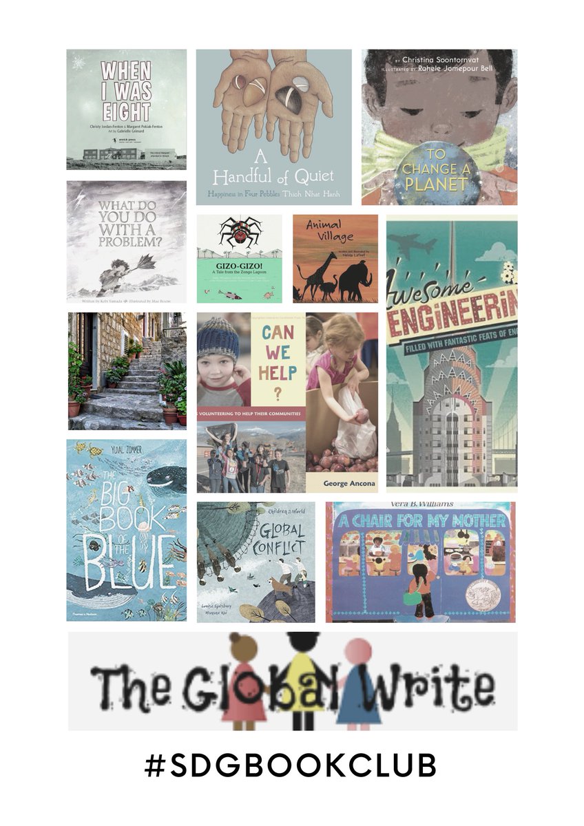 JoyceBronwyn's tweet photo. Do not miss this week's #theglobalwrite theme - SDG Book Club.
It's all about the #SDGBookClub with the weekly #100wordchallenge & books from the SDG Booklist.
Join us at https://t.co/7i3QO9pkdJ https://t.co/xSOSnsEZbu