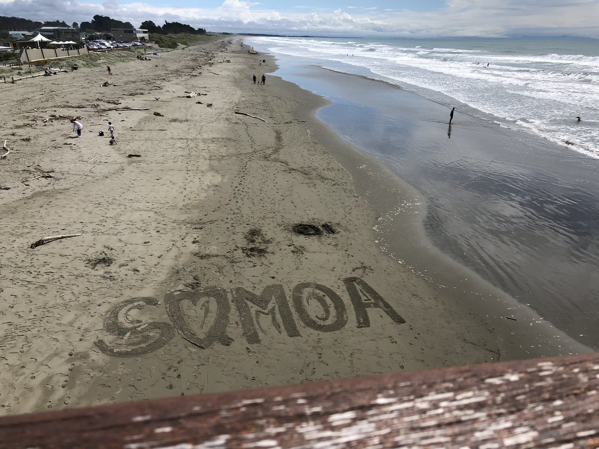 RosemarieNorth's tweet image. S❤️AMOA #685ToTheWorld #ToaSamoa at New Brighton beach, Ōtautahi today. #RLWC2021