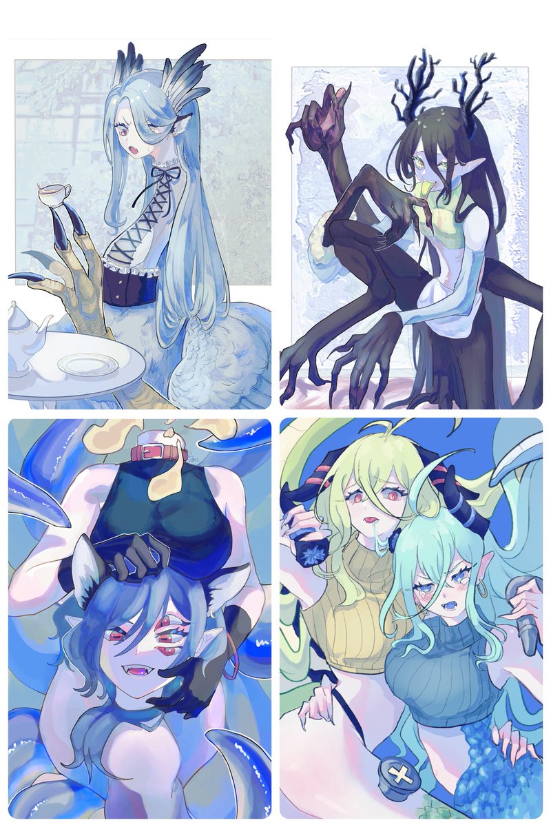 jam1925gh's tweet photo. よければ！OCのみ、1枚絵やキャラデザでお受けしております〜人外や中世的な人間が得意です✍️
 https://t.co/nbUbJH7P7Y 
#Skeb #Commission #有償依頼募集中 https://t.co/Puq7EDuwwp