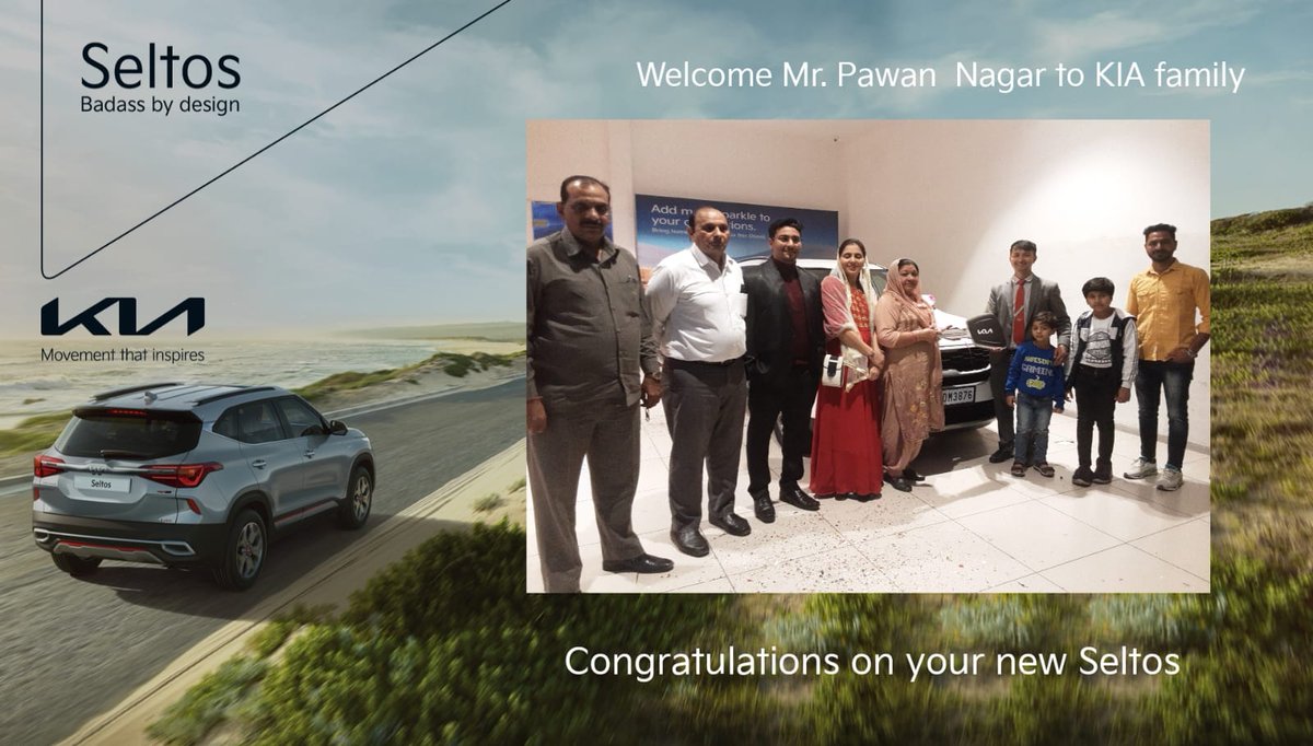 asb_kia's tweet photo. Congratulations!!!!!
We welcome you to the ASB Automobile Kia family
Wishing you very happy &amp; safe driving.
#asb#kia#happiness#newcar#safe#safedriving#happyfamily#family https://t.co/42HAnunIw0