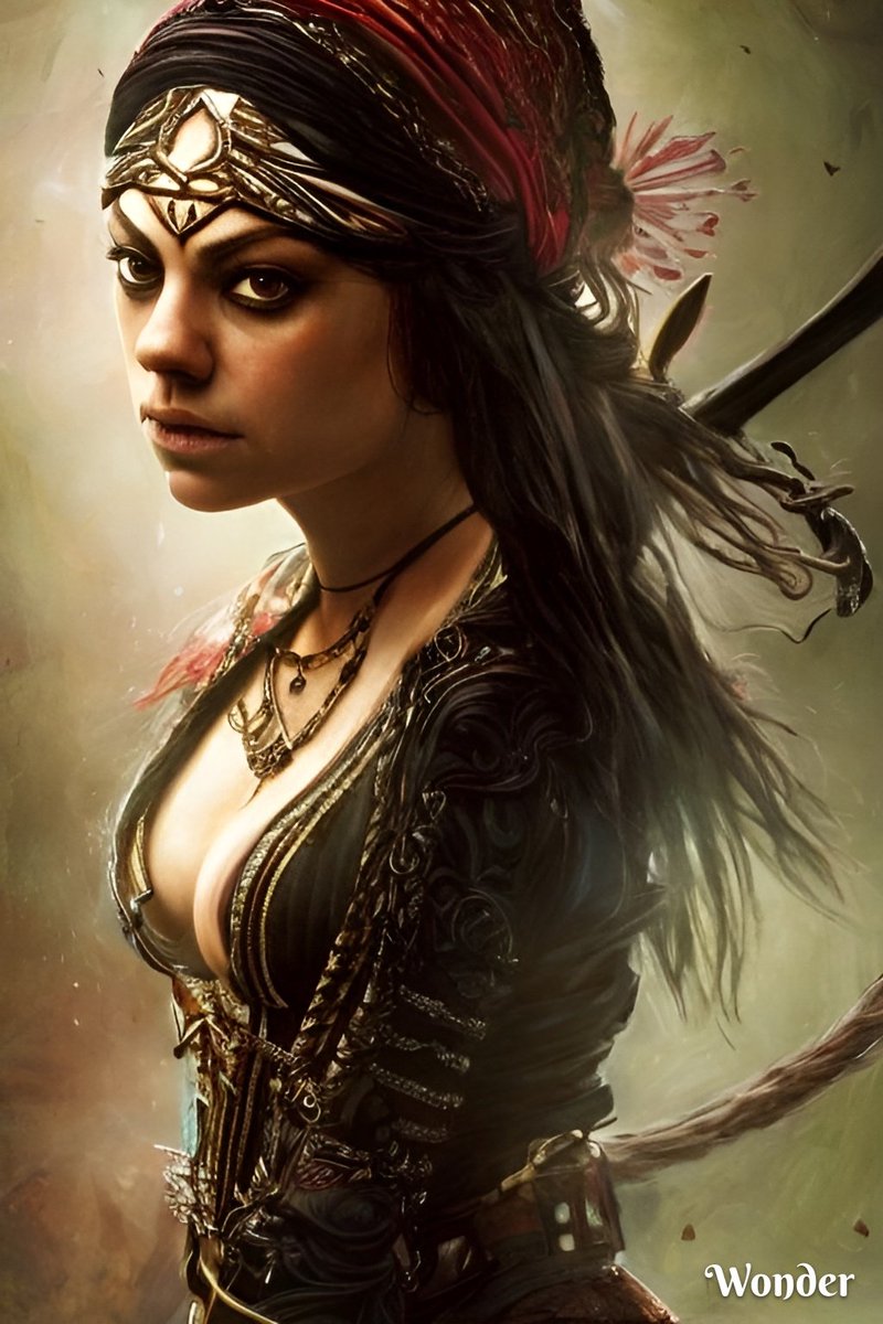 HeathenGodd70's tweet photo. Mila Kunis as Aveline de Grandpré of Assassin's Creed @wonderaiapp #Wonderai https://t.co/d9qwNh1Twt