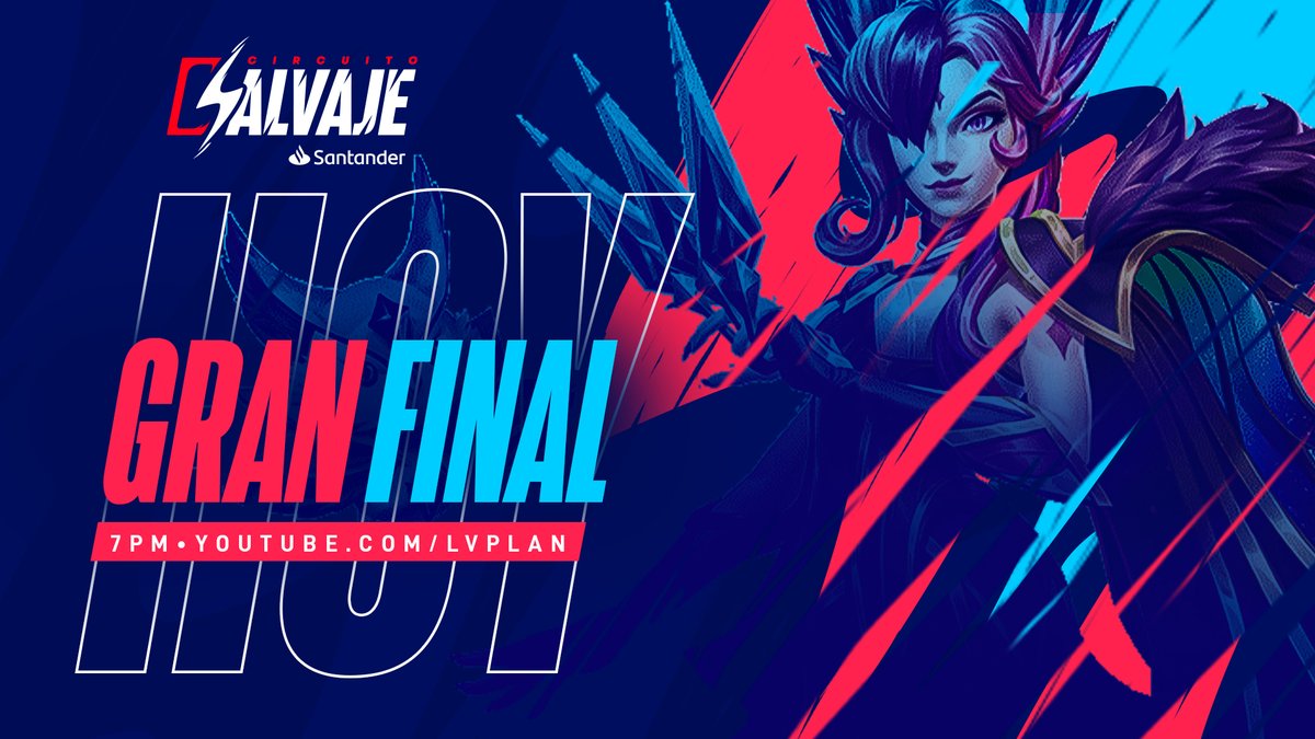 Wild Rift Esports LATAM (@wresports_la) on Twitter photo Dos finalistas pero un solo campeón. HOY es la gran final de #CircuitoSalvaje Santander. 🏆
⚡️ <a href="/STMNesports/">STMN Esports</a> 🆚 @Gorgona_esports 🐍
⏰ 6:00 p.m. 🇨🇷 | 7:00 p.m. 🇲🇽🇨🇴
📺 Youtube.com/LVPLAN
<a href="/LVPmex/">LVP Liga de Videojuegos Profesional México.</a> Dos finalistas pero un solo campeón. HOY es la gran final de #CircuitoSalvaje Santander. 🏆
⚡️ <a href="/STMNesports/">STMN Esports</a> 🆚 @Gorgona_esports 🐍
⏰ 6:00 p.m. 🇨🇷 | 7:00 p.m. 🇲🇽🇨🇴
📺 Youtube.com/LVPLAN
<a href="/LVPmex/">LVP Liga de Videojuegos Profesional México.</a>