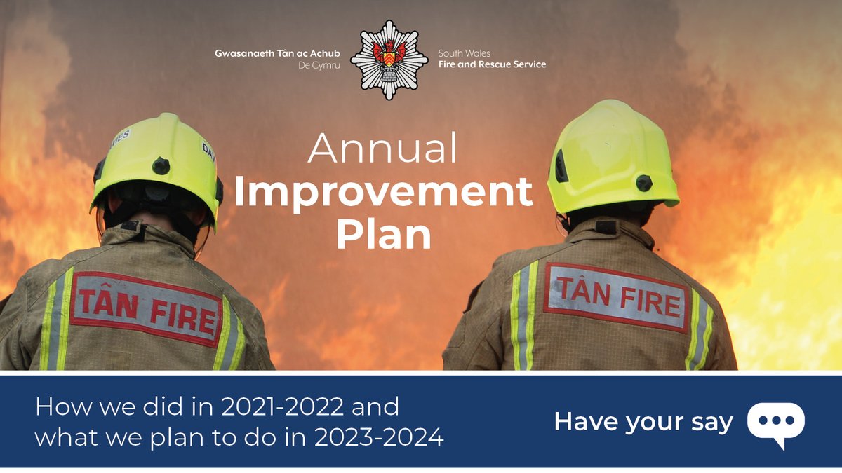 SWFireandRescue's tweet photo. 👀 Have you seen our proposed objectives for 2023-24? 

You can read all about them in our latest Annual Improvement Plan 👇
🔗 https://t.co/n1FPxwOaO7

Don't forget to #HaveYourSay 🗣️
🔗 https://t.co/OpUiR7dusq 

🗓️ The closing date for responses is 13th January 2023. https://t.co/J1E2QCGgpr