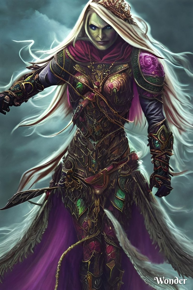 HeathenGodd70's tweet photo. Henry Cavill as Sylvanas Windrunner of World of Warcraft @wonderaiapp #Wonderai https://t.co/odjHbv8y9I