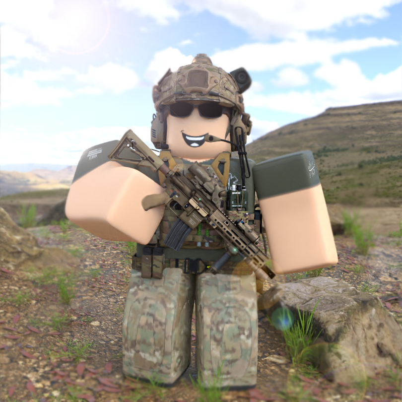 Roblox Military GFX I made for a commission