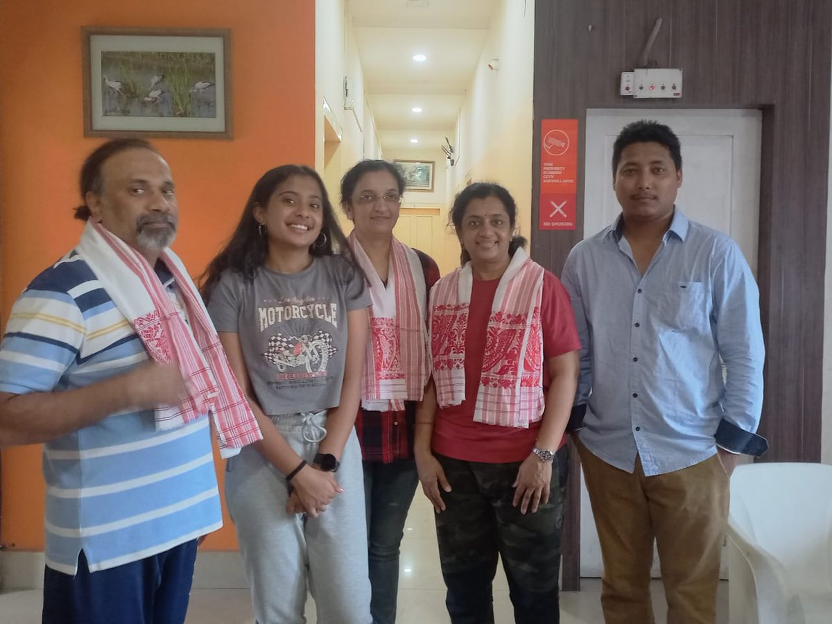 xplore_ne's tweet photo. We were truly delighted to host Mrs.Poornima and family. Thank you for choosing XploreNE as your travel partner.
#northeasttourism #explorenortheast #SevenSisters #IncredibleIndia https://t.co/c0n4MFOzNz