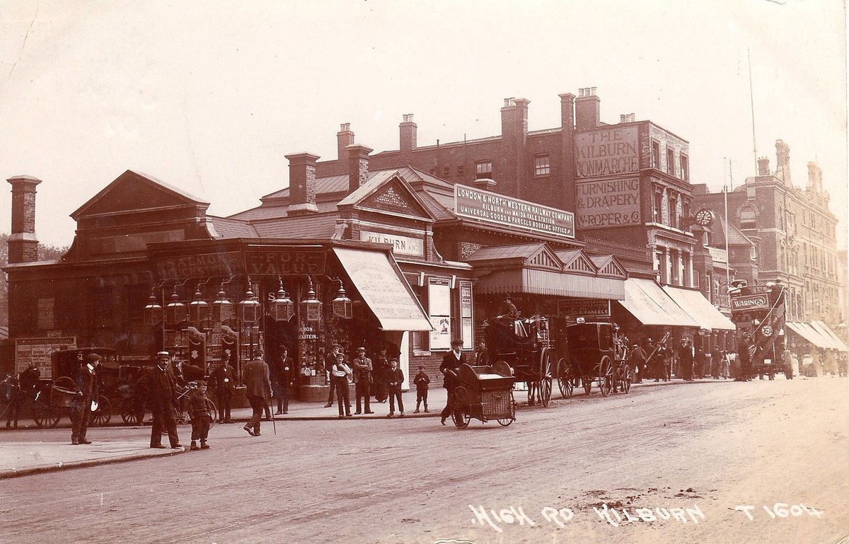 ianVisits on Twitter "Vintage photo Kilburn High Road station"