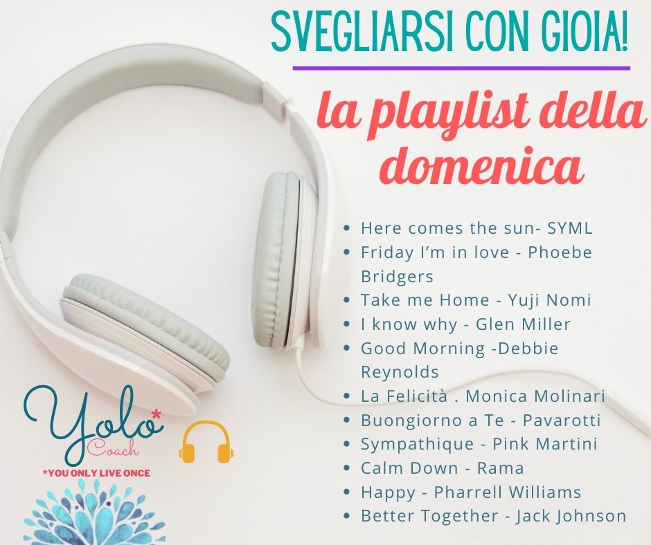 bartoccig's tweet image. Inizia questa bella  #domenica con ritmo!  Ho preparato questa #playlist per animare la gioia delle nostre menti. 🎵
Potete ascortarla qui ow.ly/OyRM50LIZK8
Quale canzone vi aperto la domenica? Fateci sapere!
#yolocoach #coach #gioia #musica# #positivo