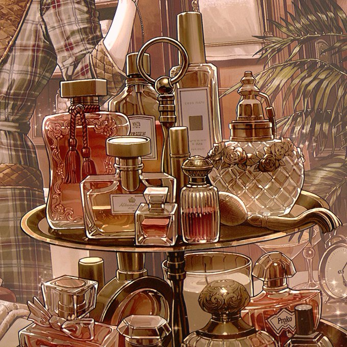 「perfume bottle」 illustration images(Latest｜RT&Fav:50)