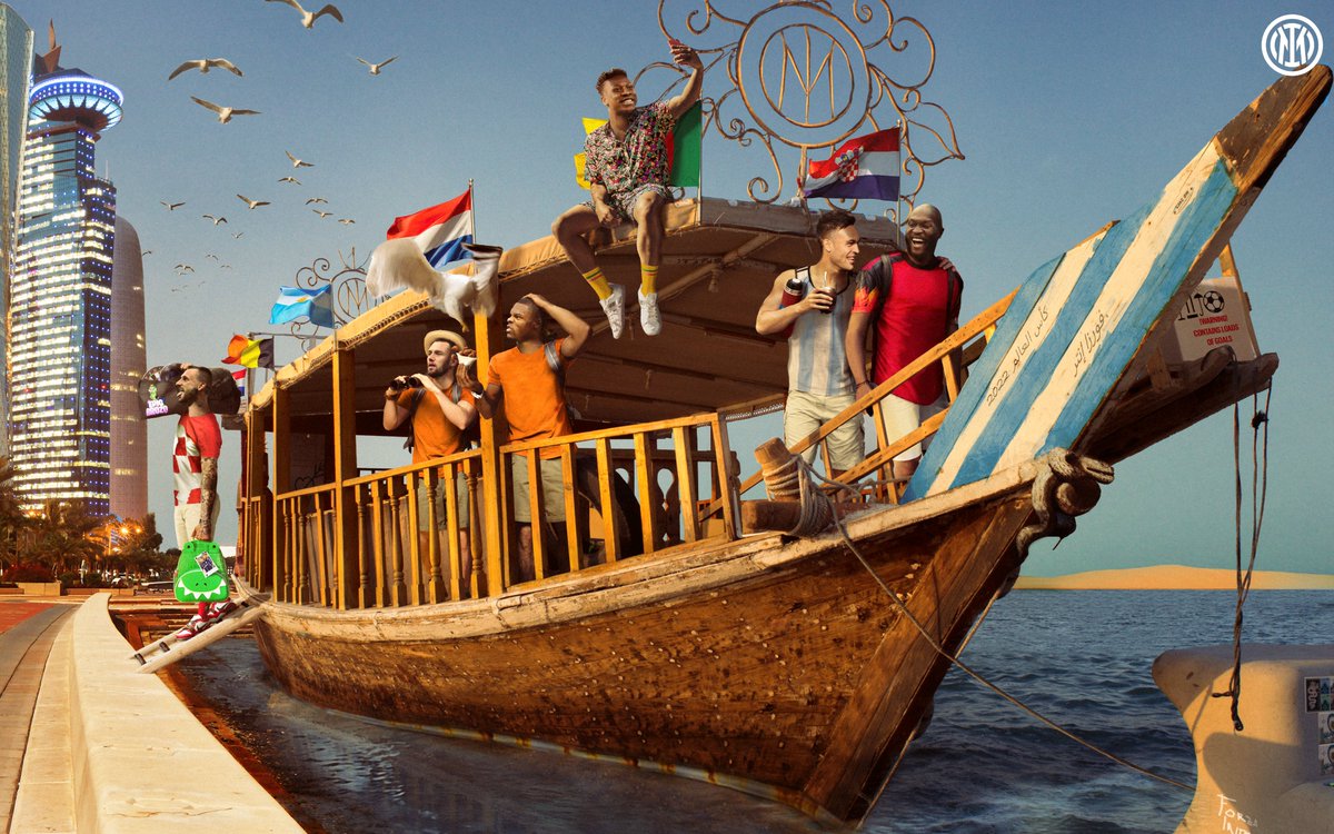 Nerazzurri, vele spiegate! 🌊
Oggi inizia ufficialmente #FIFAWorldCup ⚽️🙌

🖌 <a href="/alpagocreations/">Paolo Alpago-Novello</a>