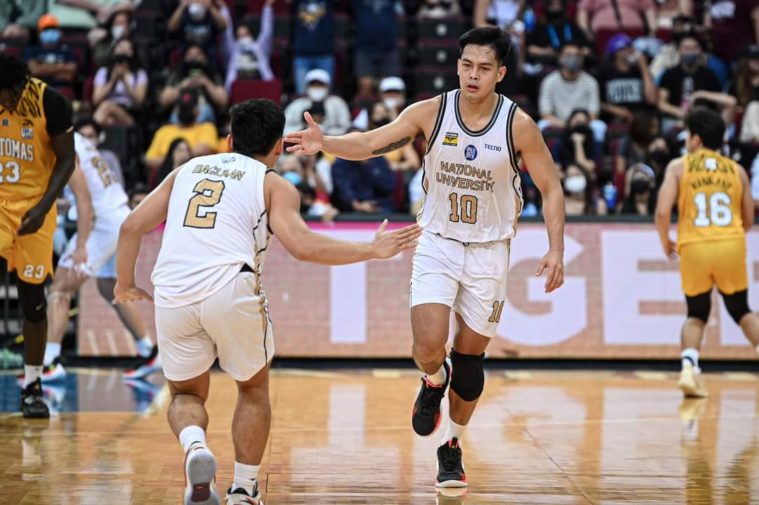 JlcianPh's tweet photo. Congratulations NUMBT on their victory over UST 🥳🐶✨ Also, congrats to our king and the Player of the Game - JLC!💪✨❤️ 

📸 National U Philippines Sports
      
#GoBulldogs #UAAPSeason85 #GalingNU #NUMBT  #JLC https://t.co/GUy0UJB58q