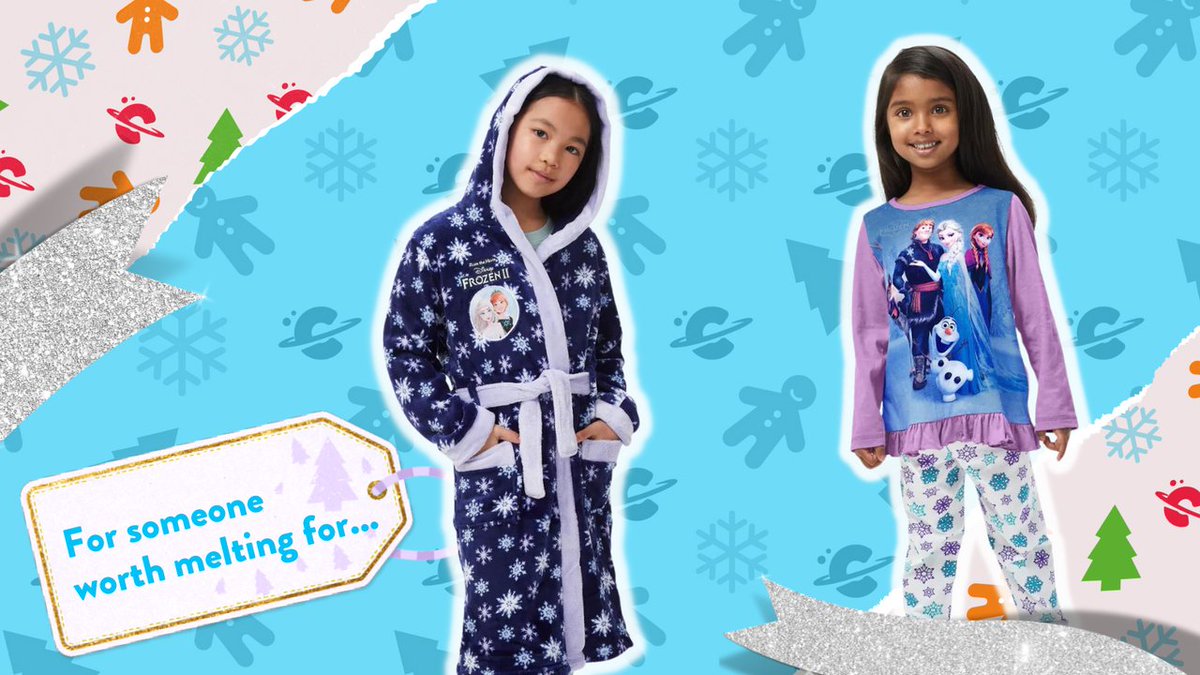 Keep your little Frozen fan toasty this winter in our Frozen dressing gown and PJs ❄️⛄ Hit the 🔗 to shop: bit.ly/3fRcU4A